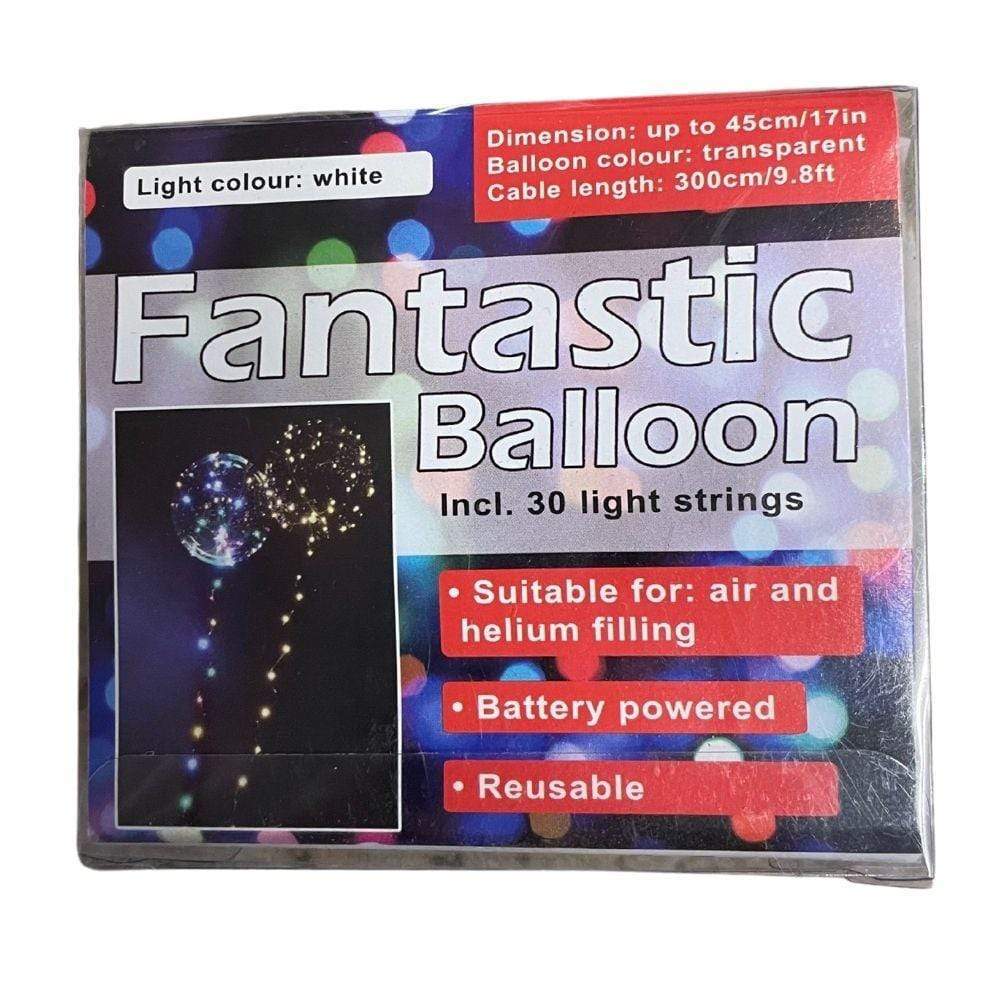 Fantastic Clear Balloon with 30 Lights on a String – instaballoons