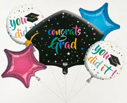 Imported Mylar & Foil Grad You Did It Bouquet Balloon
