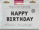 Happy Birthday 16″ Black Balloon Banner Set