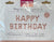 Imported Mylar & Foil Happy Birthday 16″ Rose Gold Balloon Banner Set