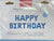 Imported Mylar & Foil Happy Birthday 16″ Royal Blue Balloon Banner Set