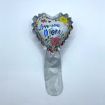 Imported Mylar & Foil Love You Mom 4″ Balloons (100 count)