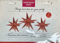 Imported Mylar & Foil Red Starburst 26″ Balloon