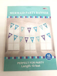 Imported Party Supplies Mermaid Pennant Banner