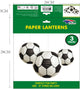 Soccer Print Lantern Set (3 count)