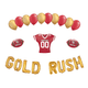 GOLD RUSH San Francisco 49ers Game Day Balloon Package