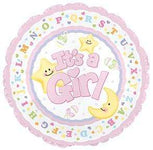 instaballoons It's a Girl Giant 31″ Round Balloon