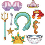 instaballoons Mermaid Photo Fun Signs (10 count)