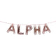 ALPHA Greek Sorority Fraternity Balloon Banner Set