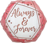 instaballoons Mylar & Foil Always and Forever 23″ Balloon