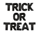 Juego de pancartas con globos TRICK OR TREAT