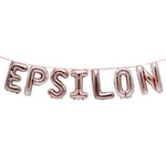 EPSILON Greek Sorority Fraternity Balloon Banner Set