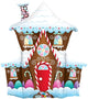 Gingerbread House Christmas 37″ Balloon