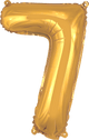 Gold Number 7 16″ Balloon