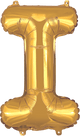 Gold Letter I 16″ Balloon