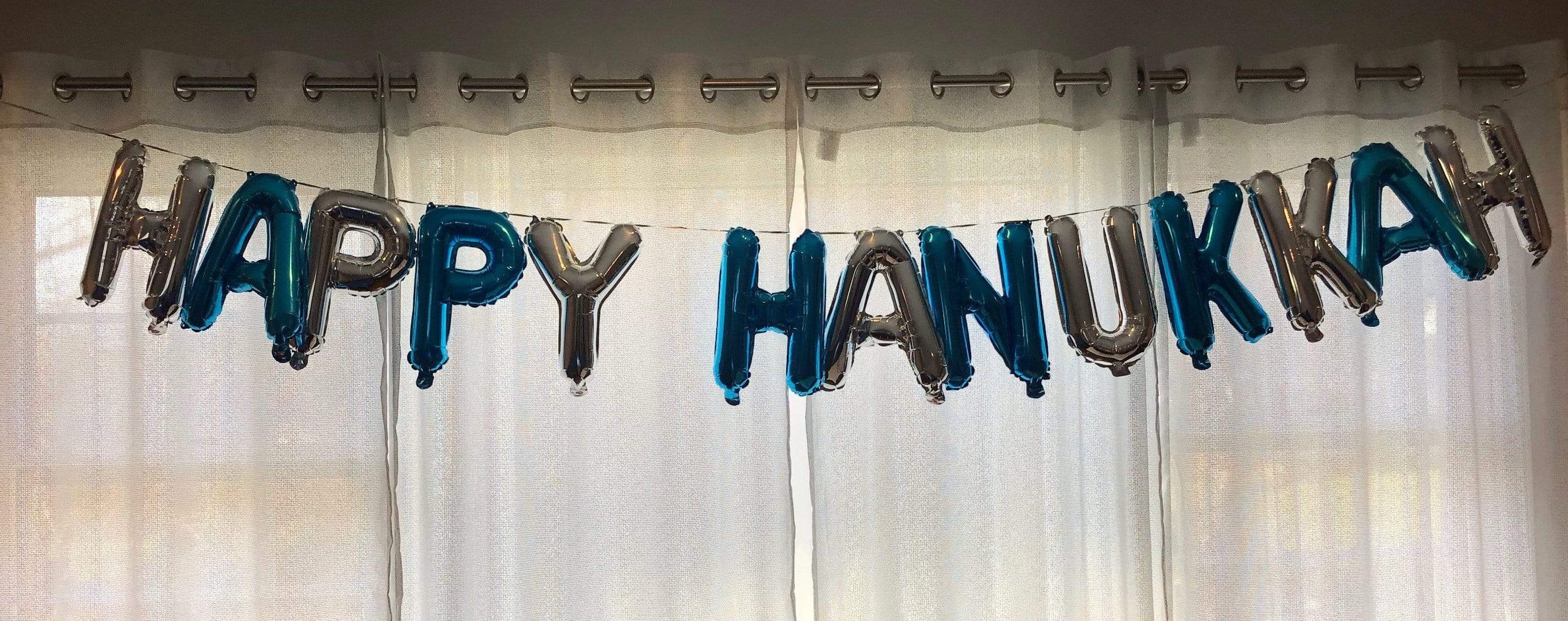 Banner　Chanukkah　instaballoons　HANUKKAH　Set　Wholesale　instaballoons　–　HAPPY　Balloon