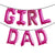 Conjunto de pancartas con globos GIRL DAD