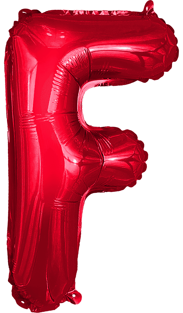 Globos Letras Rojo 16 Inch 40cm Abecedario Medianas – balloonazo