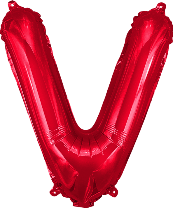 Globos Letras Rojo 16 Inch 40cm Abecedario Medianas – balloonazo