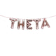 Juego de pancartas de globos de fraternidad de hermandad griega THETA