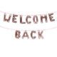 WELCOME BACK Balloon Homecoming Banner Set