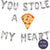 YOU STOLE A PIZZA MY HEART Valentine's Day Balloon Banner
