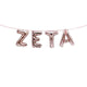 ZETA Greek Sorority Fraternity Balloon Banner Set