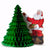 instaballoons Party Supplies 11" Santa With Christmas Tree Centerpiece Festive Holiday Party Decoration