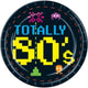 Placas temáticas de videojuegos Totally 80s 9″ (juego de 8)
