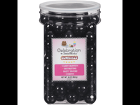instaballoons Party Supplies Black Gumballs 34oz