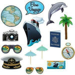 instaballoons Party Supplies Bon Voyage Photo Props (14 count)