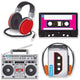 Recortes de reproductor de casete (4 unidades)