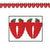 instaballoons Party Supplies Chili Pepper Garland