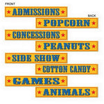 instaballoons Party Supplies Circus Signs  (4 count)