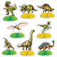 Mini pieza central de dinosaurio (8 unidades)