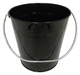 Emerald Black Metal Bucket 5.5X6