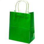 instaballoons Party Supplies Kraft Bags Green (12 count)