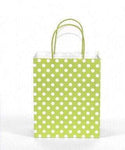 instaballoons Party Supplies Kraft Bags-Lime Green  (12 count)