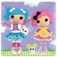 Platos cuadrados grandes Lalaloopsy (8 unidades)