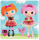 Platos cuadrados pequeños Lalaloopsy (16 unidades)