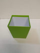 Cajas para manualidades verde lima (12 unidades)