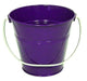 Mint Purple Metal Bucket 5.5X6