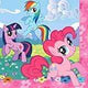 Servilletas grandes My Little Pony: La amistad (16 unidades)