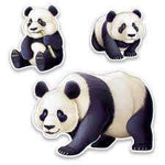instaballoons Party Supplies Panda Cutouts (3 count)
