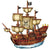 instaballoons Party Supplies Pirate Ship Cutout