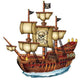 Recorte de barco pirata