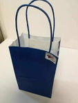instaballoons Party Supplies Royal blue Medium Craft Bag Royal Blue  (12 count)