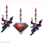 instaballoons Party Supplies Superman Danglers Hang Decorations (3 count)