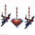 instaballoons Party Supplies Superman Danglers Hang Decorations (3 count)