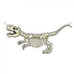 instaballoons Party Supplies T-Rex Skeleton Streamer